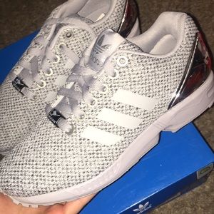 Grey/Silver Cute Women's Adidas Shoes
